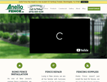 Tablet Screenshot of anellofence.com